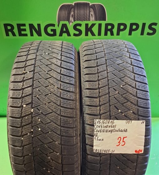 215/60R16 Continental ContiVikingContact 6 99T kitka 4,5mm / 4V24