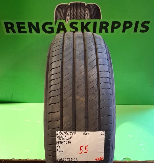 235/60R17 Michelin Primacy 4 102V kesä 5mm / 4P20