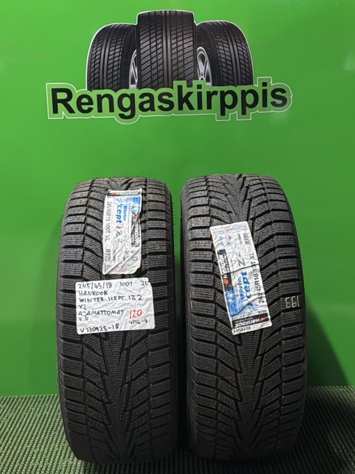 245/45R18 Hankook Winter ICept IZ2 100T kitka ajamattomat / 4P16-4