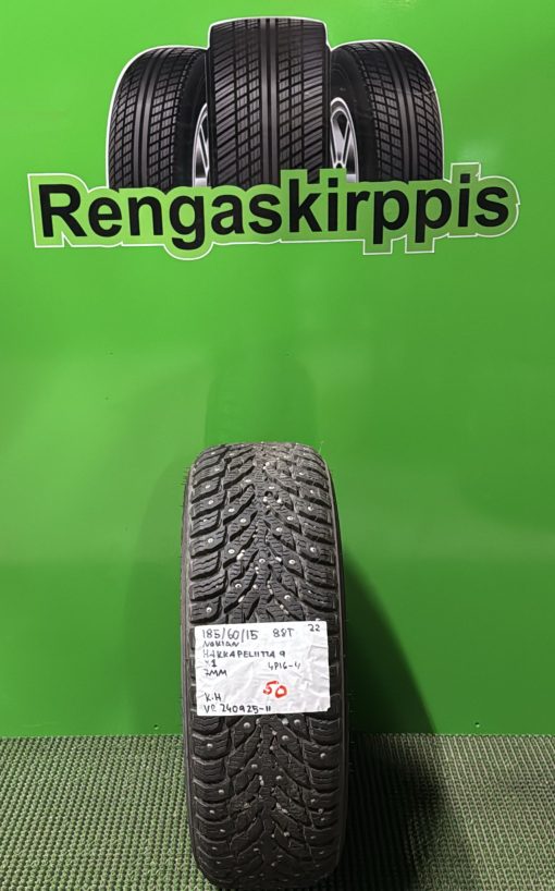 185/60R15 Nokian HKPL 9 88T nasta 7mm / 4P16-4