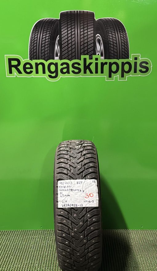 175/70R13 Nokian HKPL 8 82T nasta 7,5mm / 4P16-2