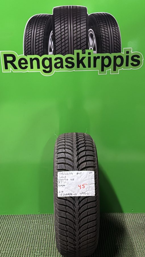 175/65R14 Sava Eskimo Ice 89T kitka 9mm / 4P15-3
