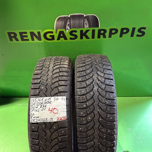185/65R15 Bridgestone Blizzak Spike01 92T nasta 8mm / 2V35