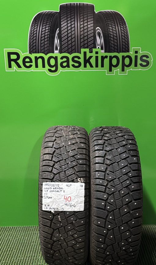 185/65R15 Continental IceContact 2 92T nasta 5mm / 4V16-4