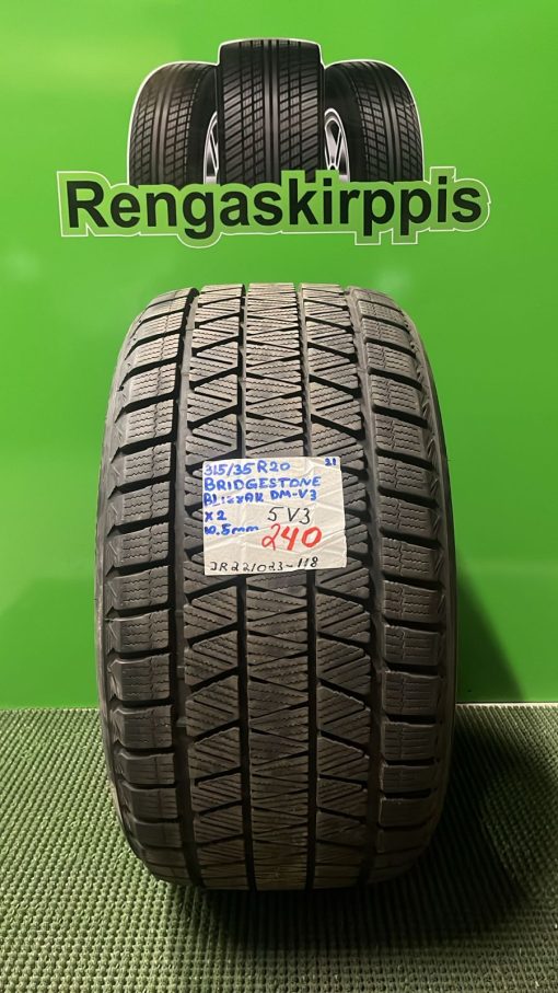 315/35R20 Bridgestone Blizzak DM-V3 kitka 10,5mm / 5V8-3