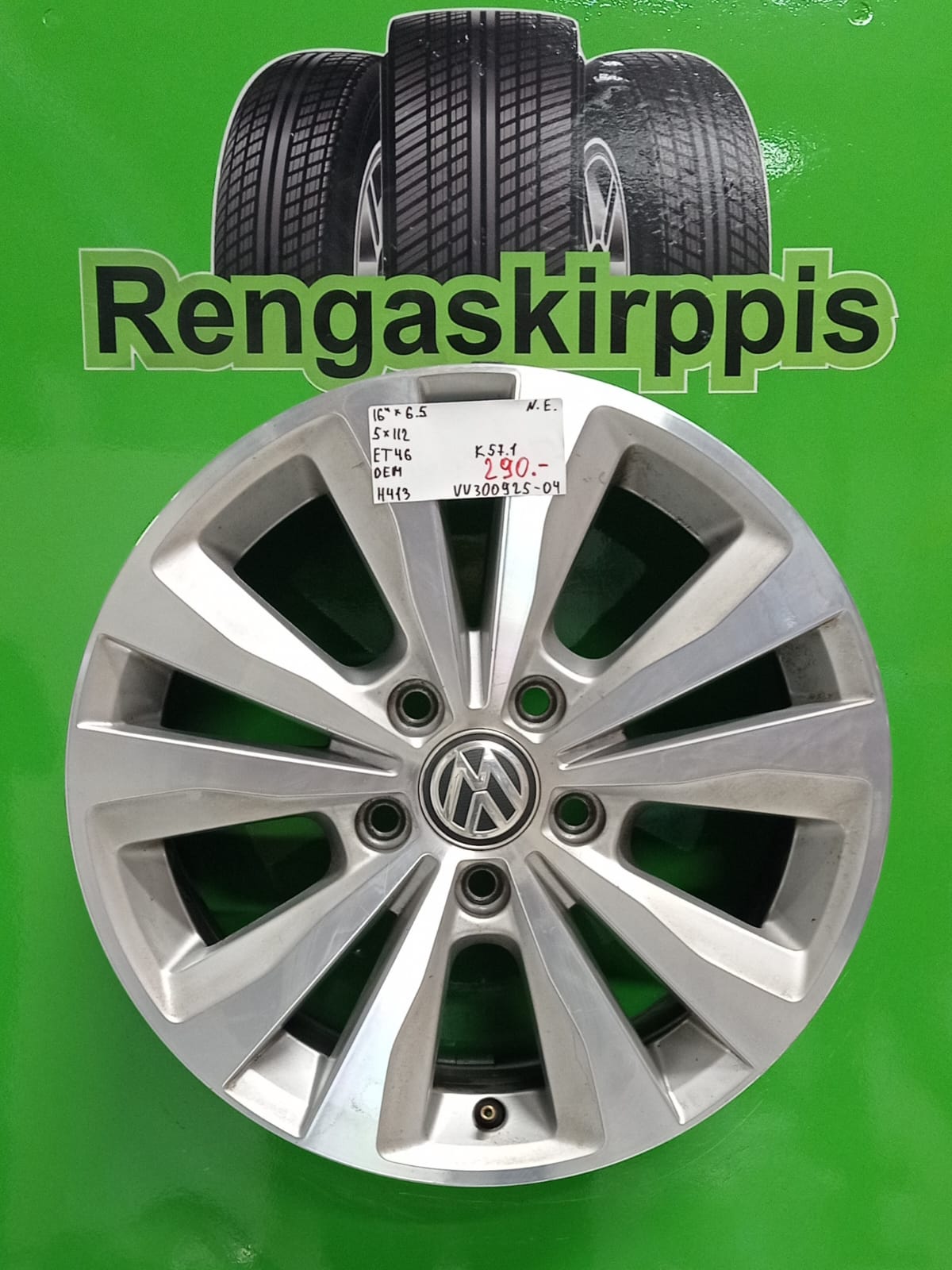 16" 5x112 ET46 KR57,1 L6,5" Oem / H413