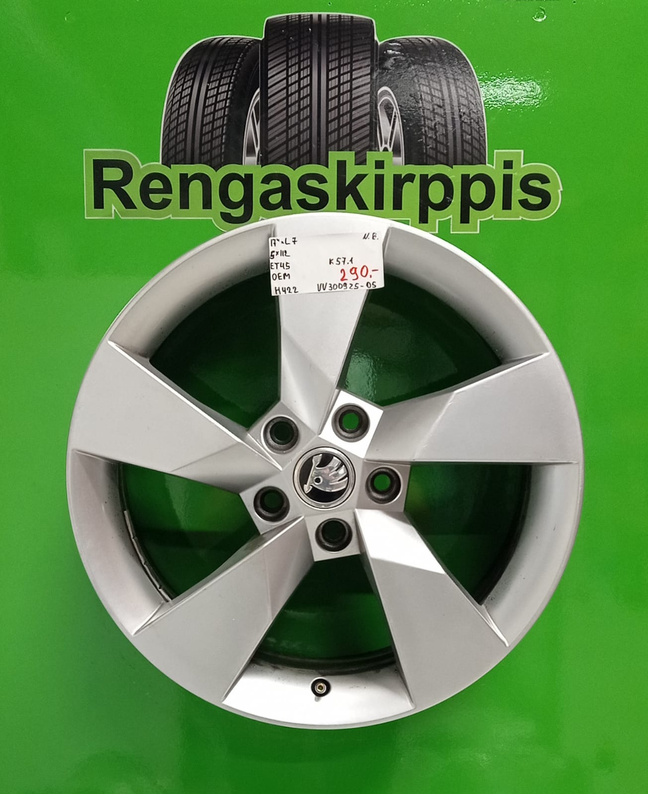 17" 5x112 ET45 KR57,1 L7" Oem / H422
