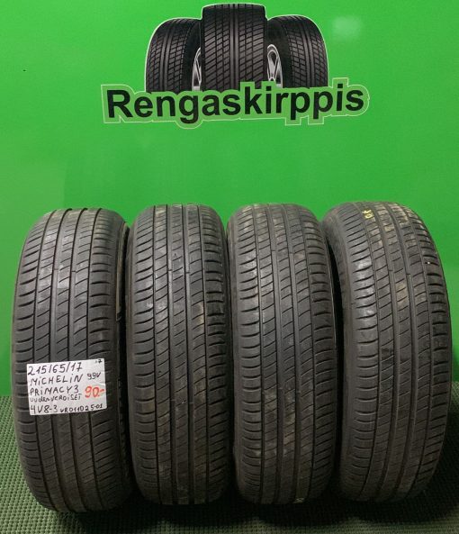 215/65R17 Michelin Primacy 3 99V kesä uudenveroiset / 4V8-3