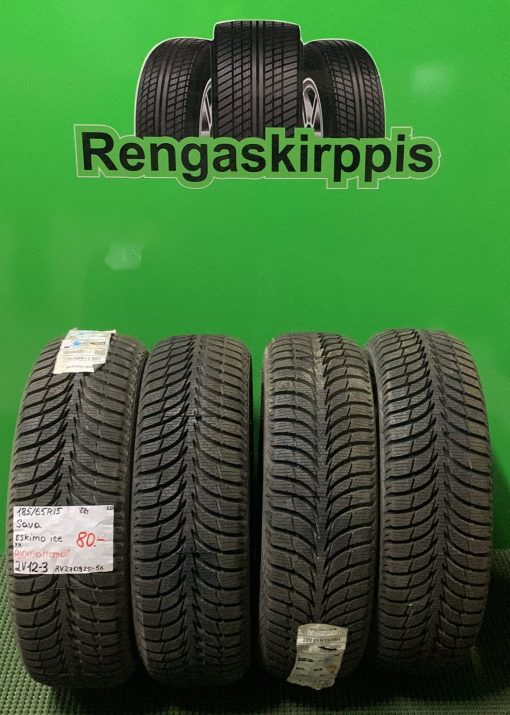 185/65R15 Sava Eskimo Ice 88T kitka ajamattomat / 2V12-3