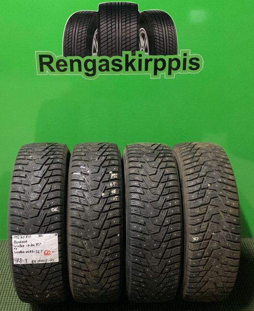 195/65R15 Hankook Winter IPike RS2 95T nasta uudenveroiset / 4P8-3