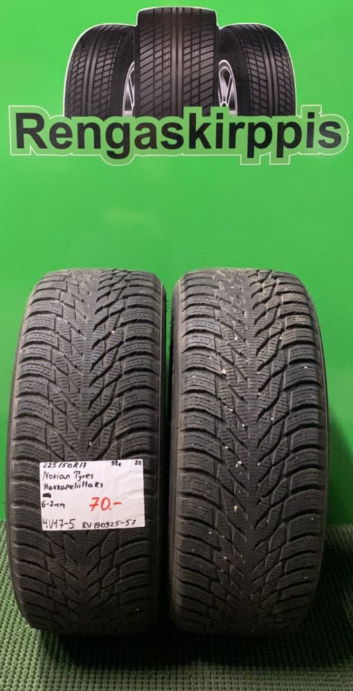225/50R17 Nokian HKPL R3 98R kitka 6-7mm / 4V17-5