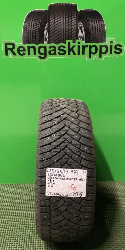 225/55R17 LingLong GreenMax Winter Grip 97T nasta 8mm / 4V17-5