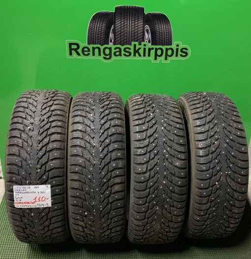 265/60R18 Nokian HKPL 9 Suv 114T nasta uudenveroiset / 4V4-3