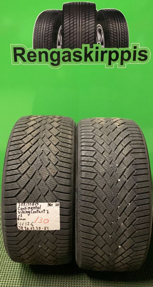255/35R19 Continental VikingContact 7 96T kitka 6mm / 4V17-6