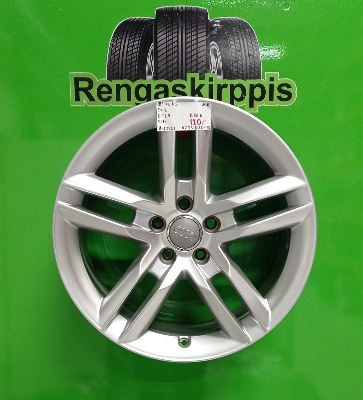 18" 5x112 ET29 KR66,6 L8,5" Oem 1kpl / H427(2)
