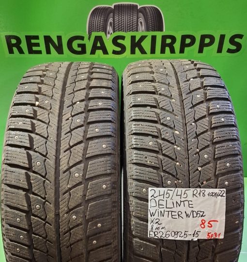 245/45R18 Delinte Winter WD52 100H nasta 8mm / 5P31