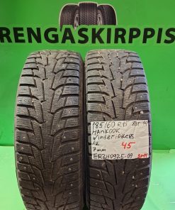 185/60R15 Hankook Winter IPike RS 88T nasta 7mm / 2P14