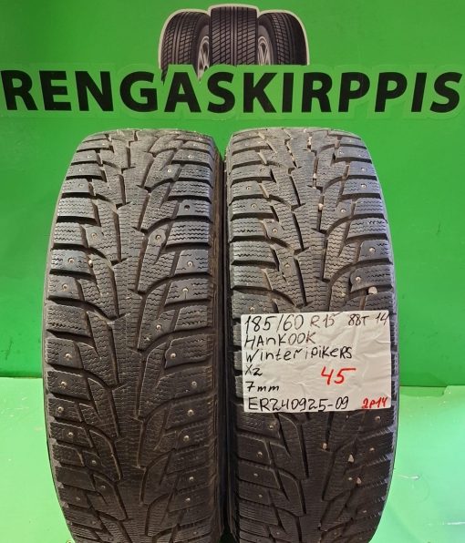 185/60R15 Hankook Winter IPike RS 88T nasta 7mm / 2P14
