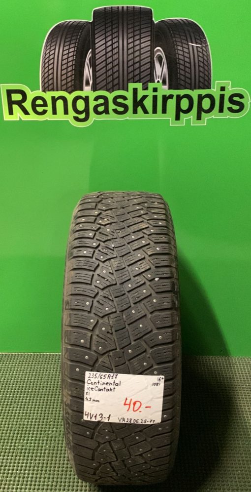 235/65R17 Continental IceContact 108T nasta 4,5mm / 4V13-1