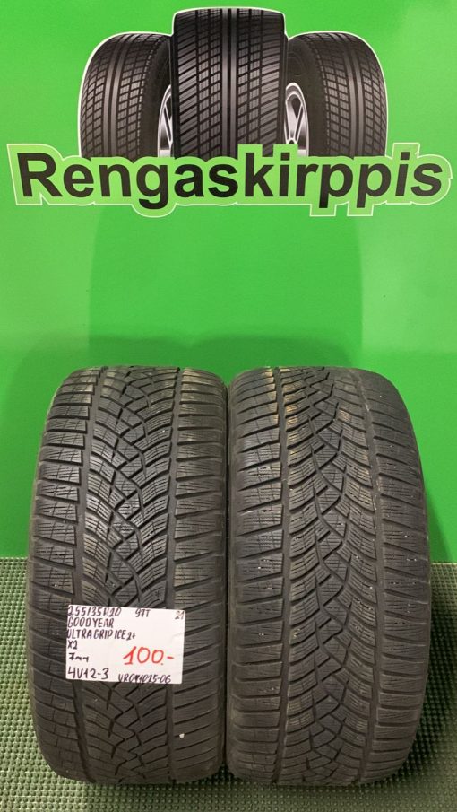 255/35R20 GoodYear UltraGrip Ice 2+ 97T kitka 7mm / 4V12-3