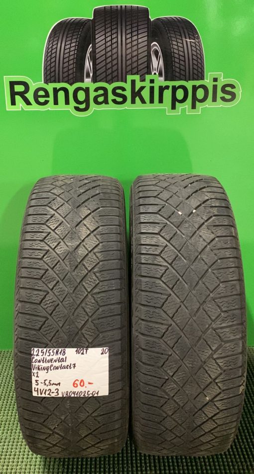 225/55R18 Continental VikingContact 7 102T kitka 5-5,5mm / 4V12-3
