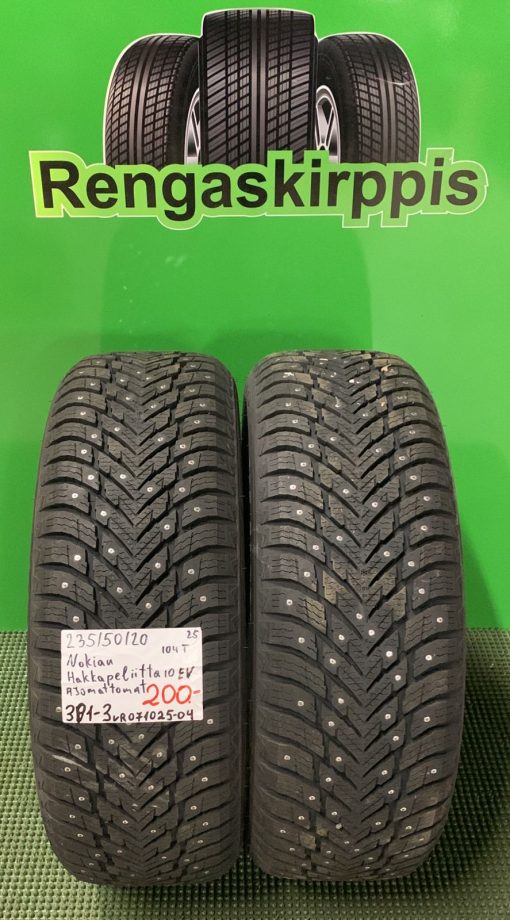 235/50R20 Nokian HKPL 10 EV 104T nasta ajamattomat / 3P1-3