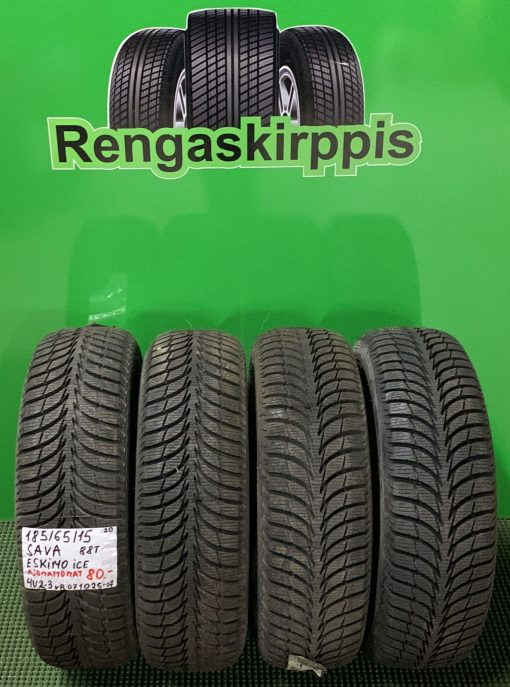 185/65R15 Sava Eskimo Ice 88T kitka ajamattomat / 4V2-3