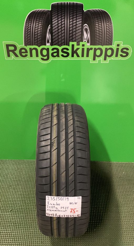 235/50R19 Kumho Ecsta PS71 103W kesä ajamattomat / 4V13-3