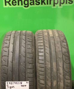 245/45R18 Tigar UHP 100W kesä 5mm / 4V10-3
