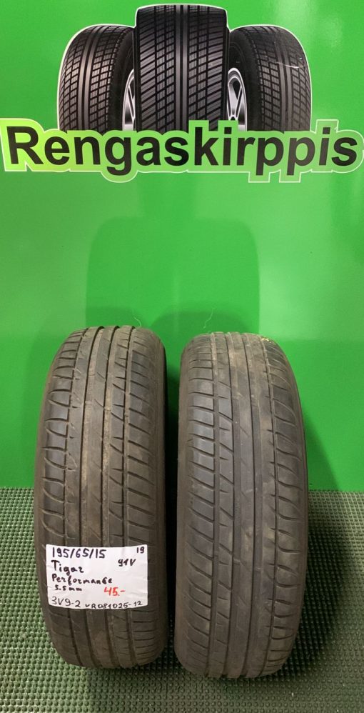195/65R15 Tigar Performance 91V kesä 5,5mm / 3V9-2