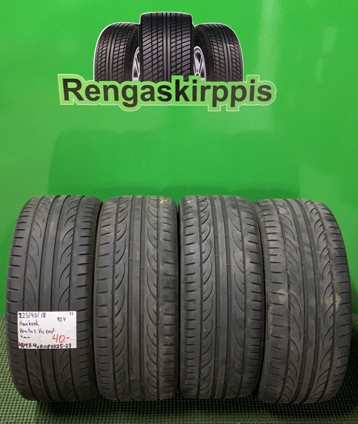 225/40R18 Hankook Ventus V12 Evo2 92Y kesä 4mm / 4V17-4