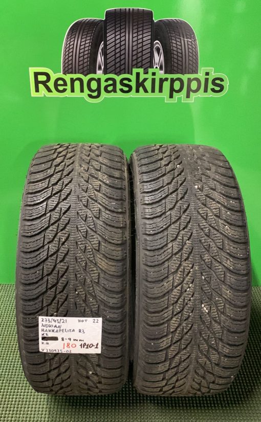 275/45R21 Nokian HKPL R3 110T kitka 8-9mm / 1P10-1