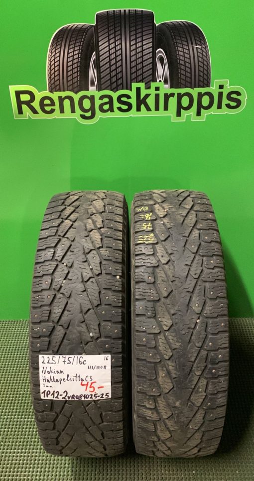 225/75R16C Nokian HKPL C3 121/120R nasta 5mm / 1P12-2
