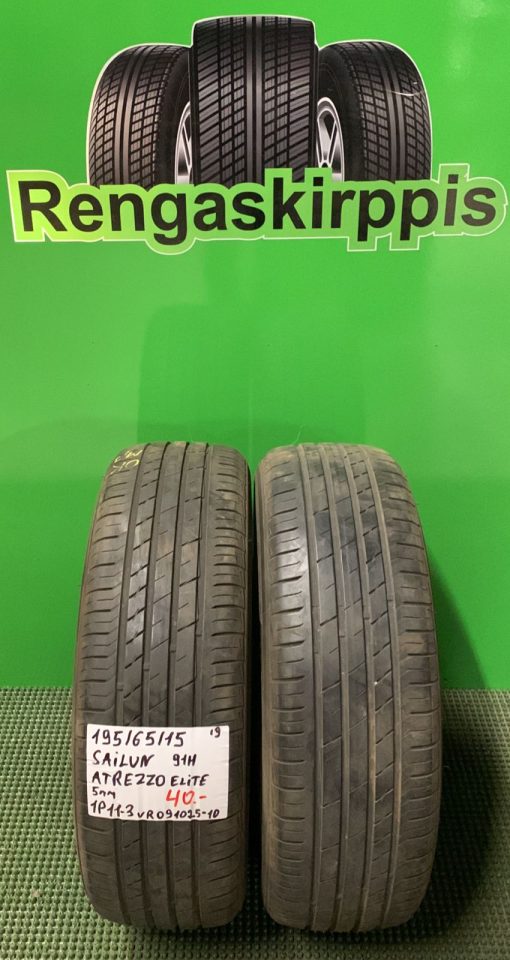 195/65R15 Sailun Atrezzo Elite 91H kesä 5mm / 1P11-3