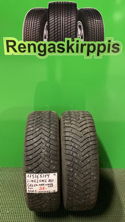 175/65R14 LingLong GreenMax WinterGrip 86T nasta 7mm / 1P11-3