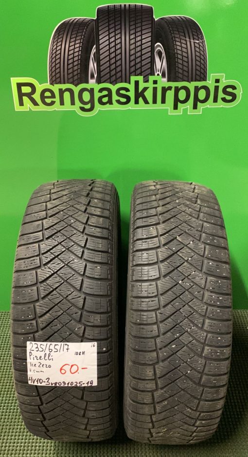 235/65R17 Pirelli Ice Zero 108H kitka 7,5mm / 4V10-3