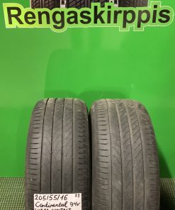 205/55R16 Continental UltraContact 94V kesä 4,5-5mm / 1P12-2