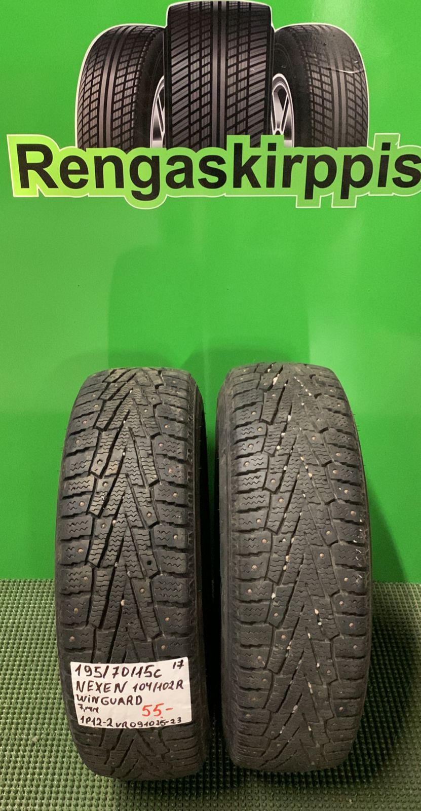195/70R15C Nexen Winguard 104/102R nasta 7mm / 1P12-2
