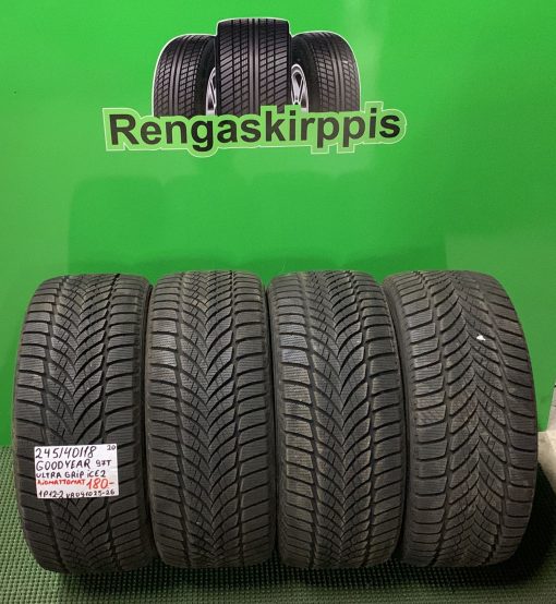 245/40R18 GoodYear UltraGrip Ice 2 97T kitka ajamattomat / 1P12-2