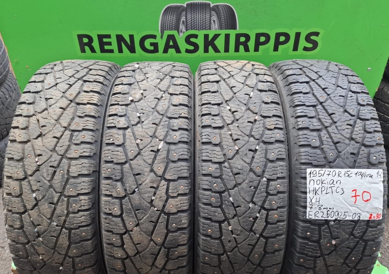 195/70R15C Nokian HKPL C3 104/102R nasta 7-8mm / 2V30