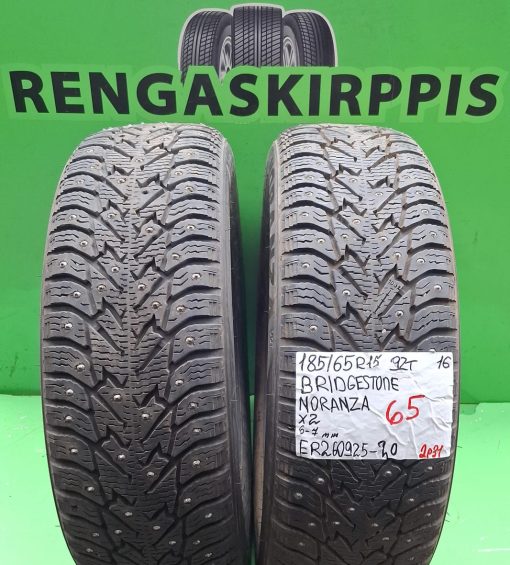 185/65R15 Bridgestone Noranza 92T nasta 6-7mm / 2P31