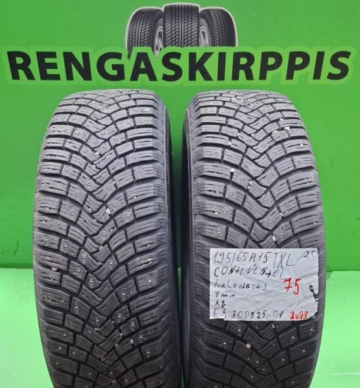 195/65R15 Continental IceContact 3 TXL nasta 7mm / 2V33