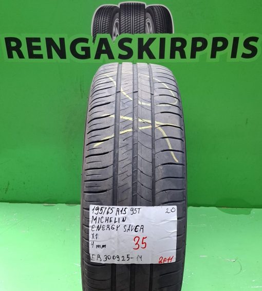 195/65R15 Michelin Energy Saver 95T kesä 4mm / 2P11