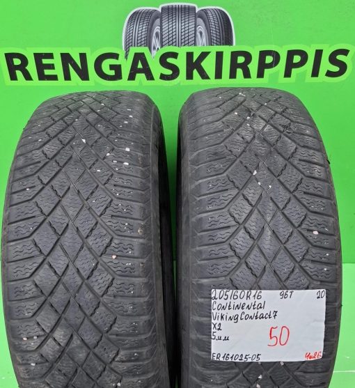 205/60R16 Continental VikingContact 7 96T kitka 5mm / 4V26