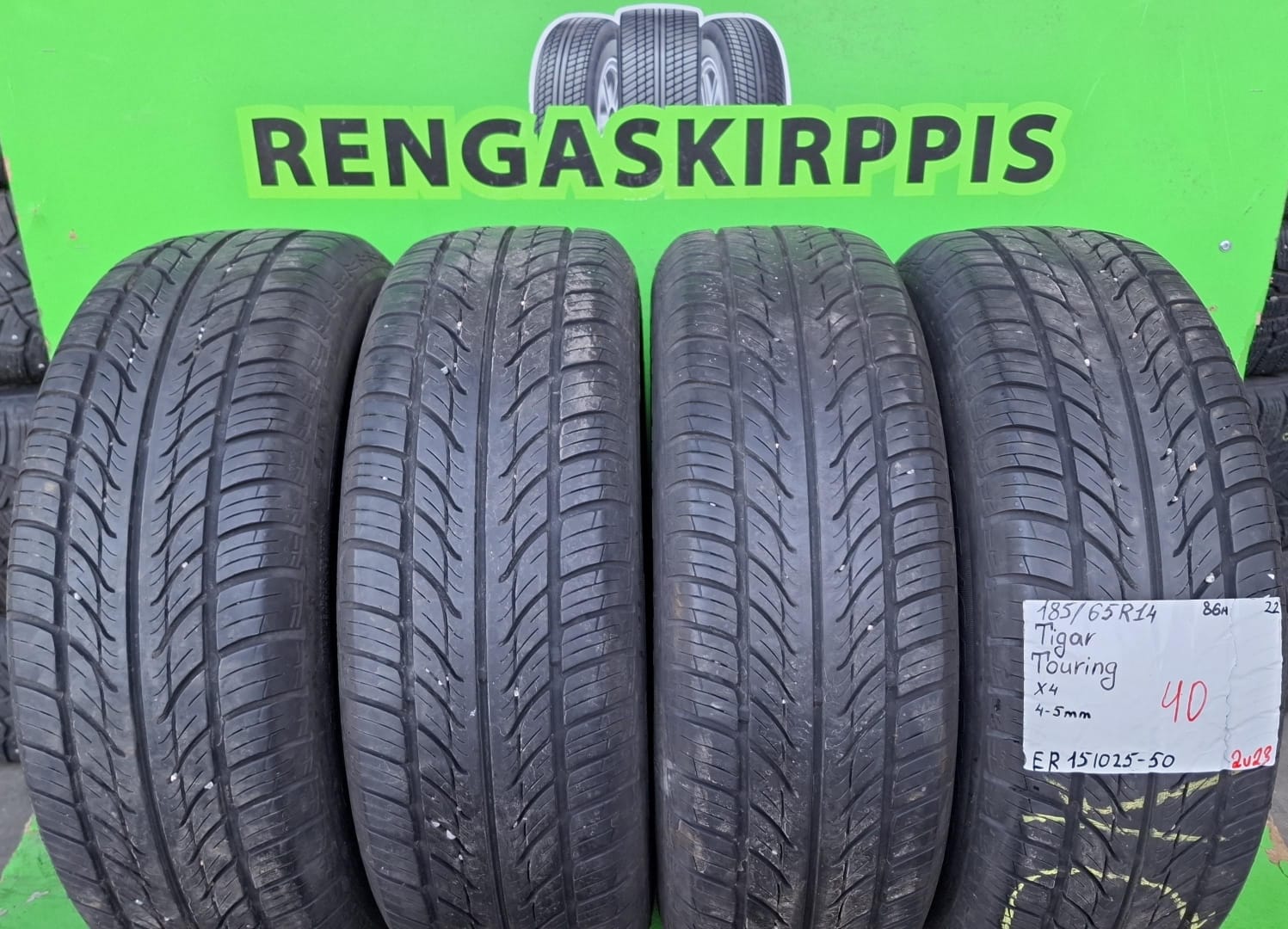 185/65R14 Tigar Touring 86H kesä 4-5mm / 2V23