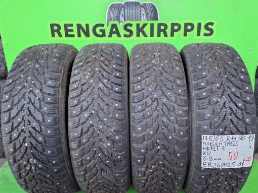 175/65R14 Nokian HKPL 9 86T nasta 8-9mm / 2V25