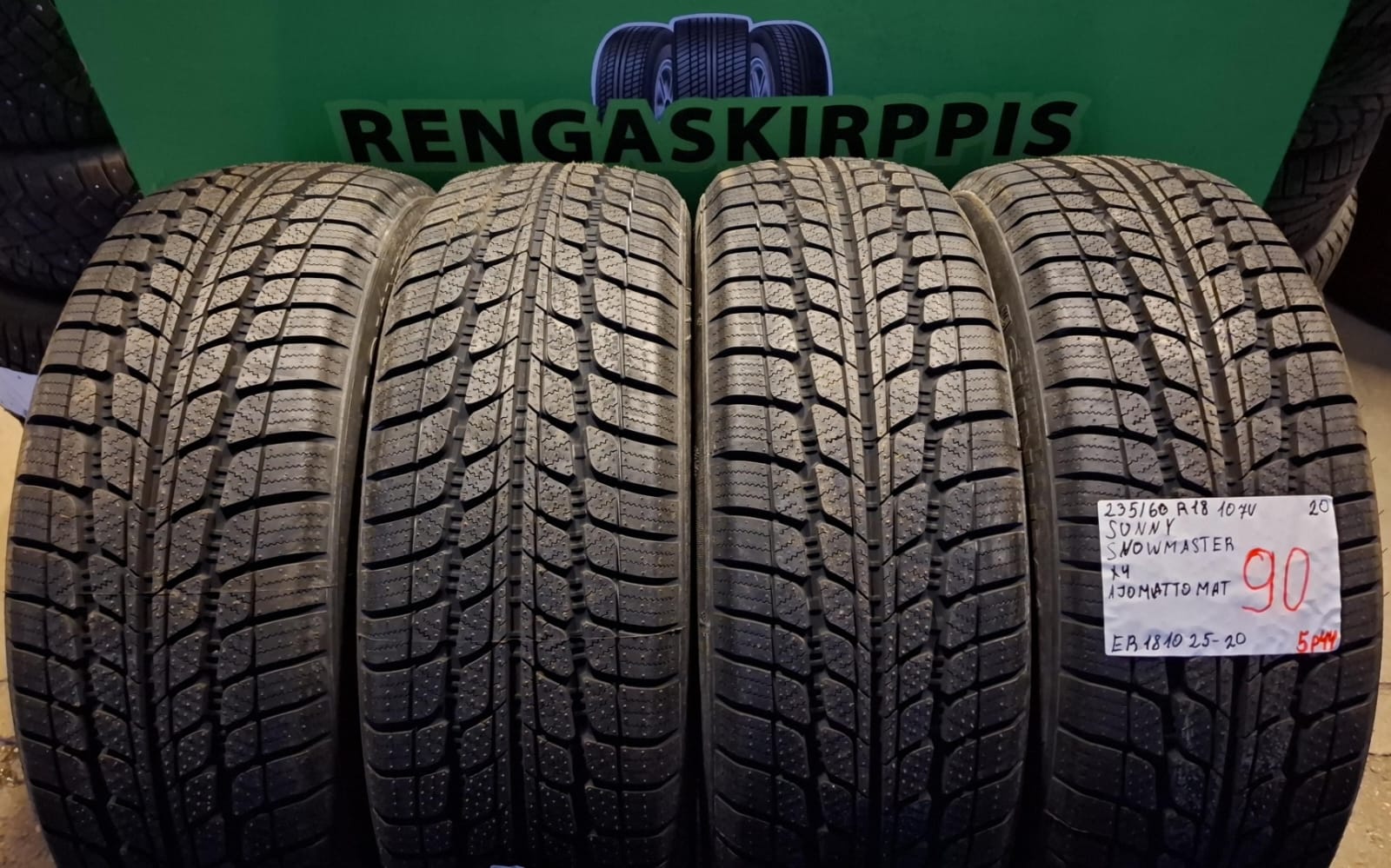 235/60R18 Sunny Snowmaster 107V kitka ajamattomat / 5P44