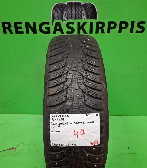 205/60R16 Nexen Winguard Winspike WH62 92T nasta 6mm / 4V51