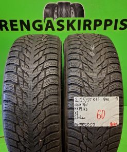 205/55R16 Nokian HKPL R3 94R kitka 5,5-6mm / 3P32
