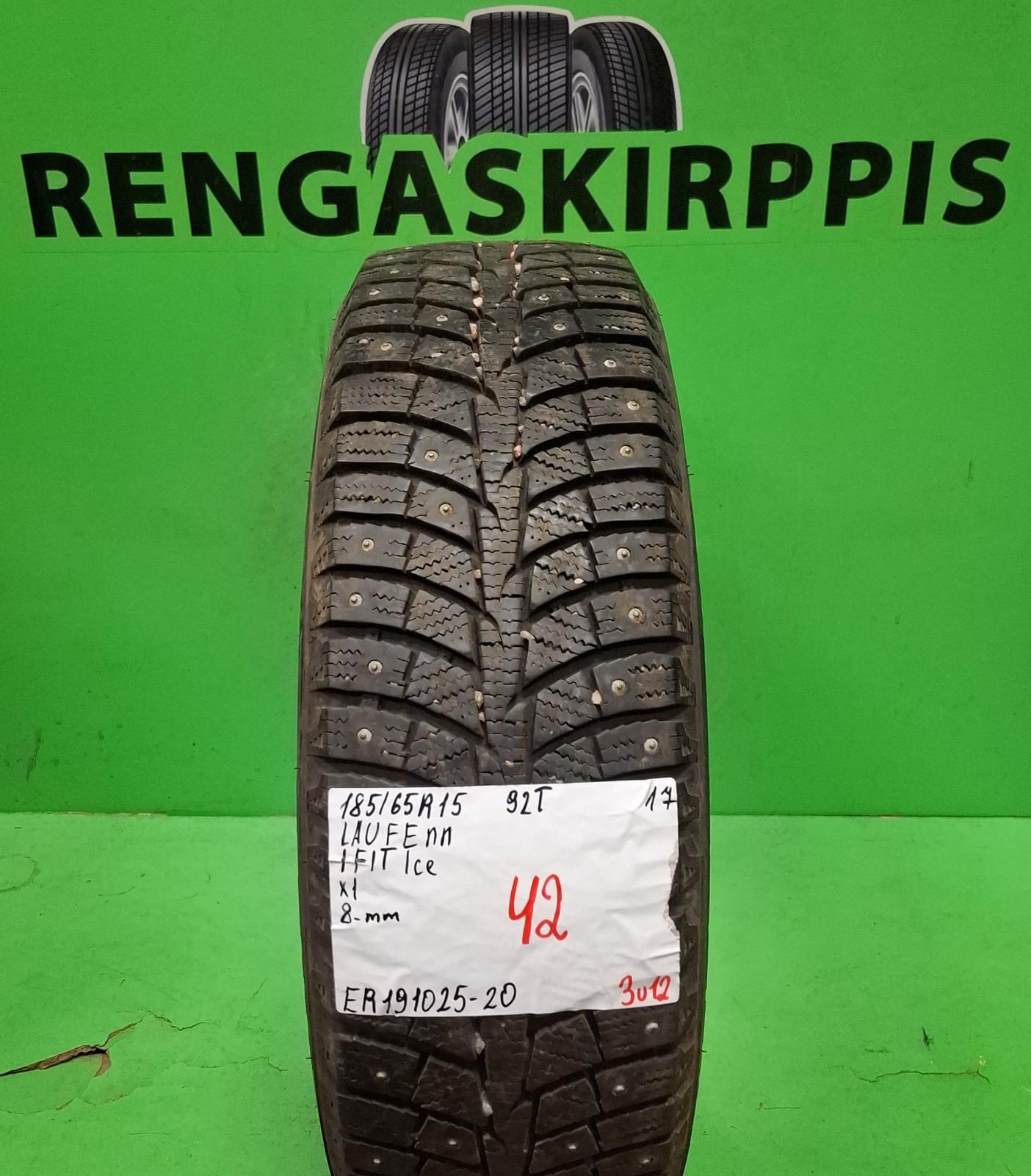 185/65R15 Laufenn IFit Ice 92T nasta 8mm / 3V12